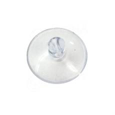 Přísavka pro uchycení skleněných polic 25/6 mm, transparentní