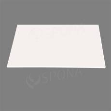 Police MDF 600 x 350 x 12 mm, 4 x ABS, lesklá bílá