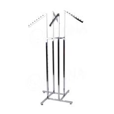 Štendr PROFILINE čtyřramenný, šikmá ramena 45 cm, chrom