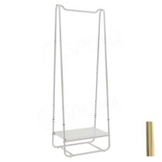 Štendr SVEDESE A, šířka 65 cm, výška 183 cm, včetně držáku police, zlatý