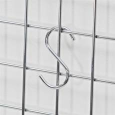 Háček "S" velikost 16, chrom