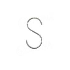 Háček "S" velikost 33, chrom