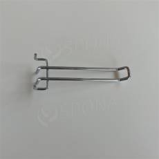 PEG háček EURO, délka 200 mm, drát 5 mm, chrom