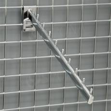 SÍŤ 5 vodopád, 9 kolíčků, délka 400 mm, sklon 25°, chrom