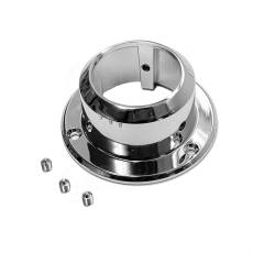 BLOCK 50, koncovka na stěnu, vnější uchycení, chrom