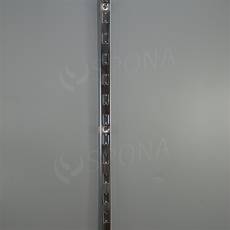 VARIANT stojina na stěnu UNI 25 x 30 mm, délka 2400 mm, chrom