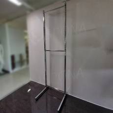 VARIANT stojina samostojná 30 x 50 mm, délka 2448 mm, 1 x 8 mm, chrom