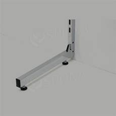 VARIANT podstavec pro stojiny jednostranný, délka 450 mm, chrom (MT)