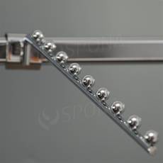 VARIANT vodopád PRO úzký, 9 kuliček, délka 400 mm, sklon 5°, chrom