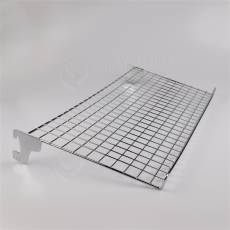 VARIANT police s mřížkou 663 x 300 mm, chrom - 2. jakost