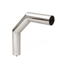 ROTO, koncovka lomená 300 mm, do zdi, chrom