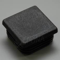 Prodejní systém FOUR, záslepka 40 x 40 mm, plast, černá