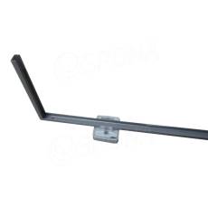 Kovový rámeček, délka 1200 mm, pro uchycení reklamy