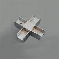 PRIMO 25, spojka čtyřcestná plochá středová, chrom