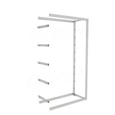 BIGSHOP KIT 08E, 1022 x 442 x 1850 x 182,5 mm, matná bílá