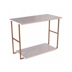 CUADRO, 400, stolek výstavní komplet, 120 x 90 x 40 cm, šedé a bílé LTD