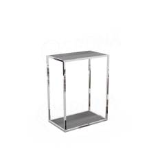 CUADRO, 9682B, rám police na stěnu 642 x 392 x 900 mm, chrom