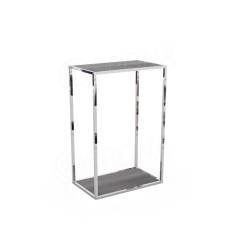 CUADRO, 9683C, rám police na stěnu 942 x 392 x 1100 mm, chrom