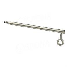 SLOTTY 30, držák dřevěné police s úchytem na věšákovou tyč, 310 mm, satin