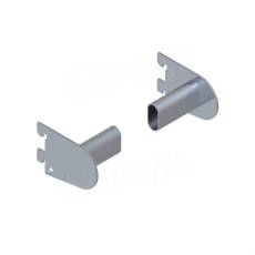 ARKSYS, koncovka do stojiny pro oválnou trubku, pár, satin