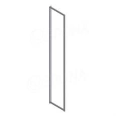 TECNIS, přístěnný rám, 2400 x 430 mm, satin