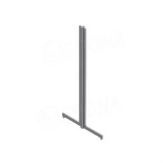 TECNIS, základna oboustranného stojanu, délka 1400 mm, satin