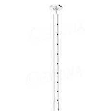 ROUND, nástavec k rozpěrné stojině, výška 800 mm, bílý