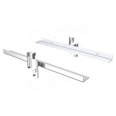 ROUND, pár držáků polic, délka 300 mm, bílý