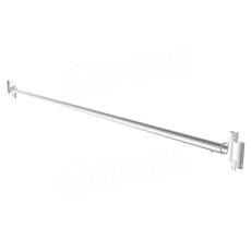 ROUND, podélná věšáková tyč, délka 900-1000 mm, bílá