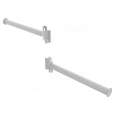 ROUND, pár rovných ramen, délka 280 mm, bílá
