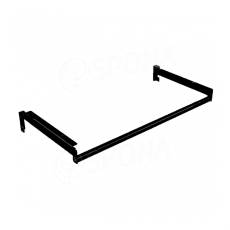 SUSPANCE, pár držáků polic s věšákovou tyčí, 1000 x 350 mm, černá