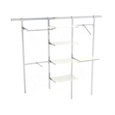 SUSPANCE, nástěnná sestava 2673, s příslušenstvím, bílá (bez polic)