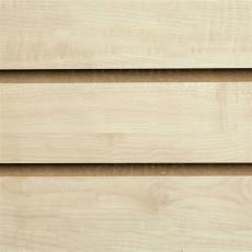 SLAT drážkový panel terminal 120 x 120 cm, 11 drážek, rozteč 10 cm, bez insertů, javor