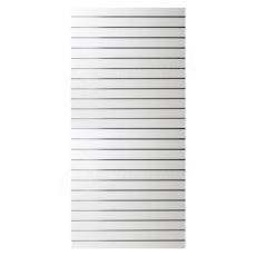 SLAT drážkový panel terminal 120 x 240 cm, 23 drážek, rozteč 10 cm, bez insertů, bílý