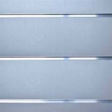 SLAT drážkový panel 120 x 240 cm, 15 drážek, rozteč 15 cm, bez insertů, stříbrný