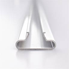 SLAT insert / lišta do drážky, profil T, hliník 0,85 mm, délka 120 cm, zakulacený, bílý