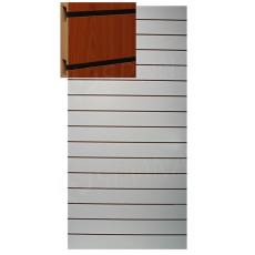 SLAT ART drážkový panel 120 x 240 cm, 15 drážek, rozteč 15 cm, bez insertů, ořech (noce)