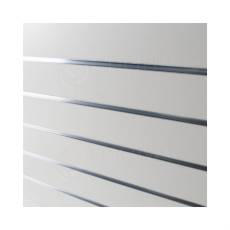 SLAT DREAM drážkový panel 120,5 x 122 cm, 7 drážek, rozteč 15 cm, bez insertů, bílý