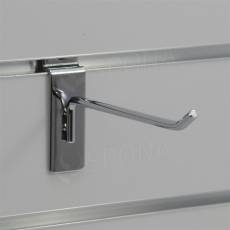 SLAT háček, délka 100 mm, chrom