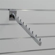 SLAT vodopád PRO, 9 kolíčků, délka 400 mm, sklon 15°, chrom