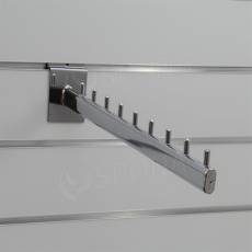 SLAT vodopád, 9 kolíčků, délka 400 mm, sklon 5°, chrom