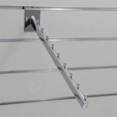 SLAT vodopád, 9 kolíčků, délka 400 mm, sklon 25°, chrom