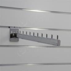 SLAT vodopád, 11 kolíčků, délka 450 mm, sklon 5°, chrom