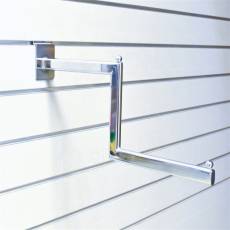 SLAT zalomené rameno, délka 400 mm, chrom