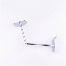 SLAT držák klobouků 150 mm, šikmý, chrom