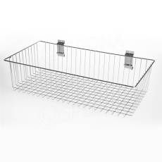 SLAT koš drátěný, 600 x 300 x 150 mm, chrom
