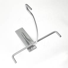 SLAT držák brýlí, kovový, šedá barva RAL 9006