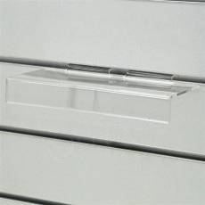 SLAT police na boty s předním ohybem, 100 x 250 mm, plexi / akrylát