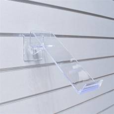 SLAT police boty otočná s dolní zarážkou 70 x 220 mm, akryl