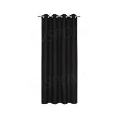 Závěs do převlékací kabinky, 140 x 235 cm, ZITA, černý